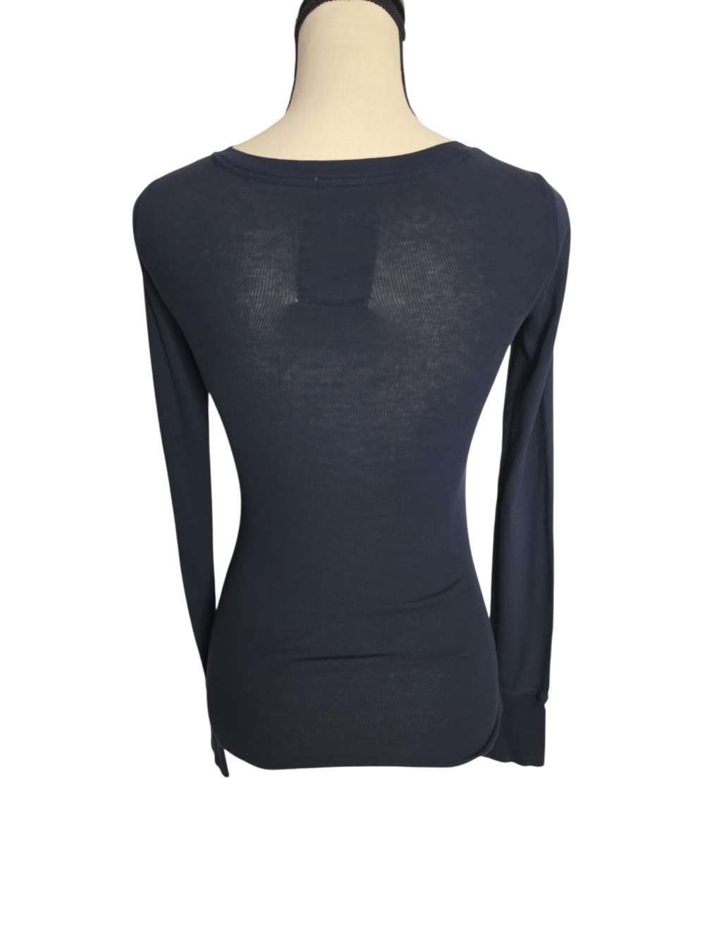 Hollister Navy Long Sleeve Top - Picture 3 of 4
